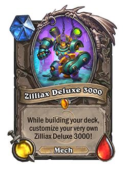 zilliax deluxe 3000|Announcing Whizbang’s Workshop, Hearthstone’s Next Expansion!.